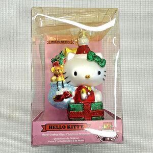 Hello Kitty Kurt S. Adler by Sanrio Hand Crafted Glass Christmas Ornament